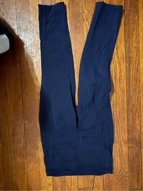 lululemon athletica Navy High-Rise Performance Leggings with Ankle Details